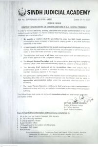 OFFICE ORDER